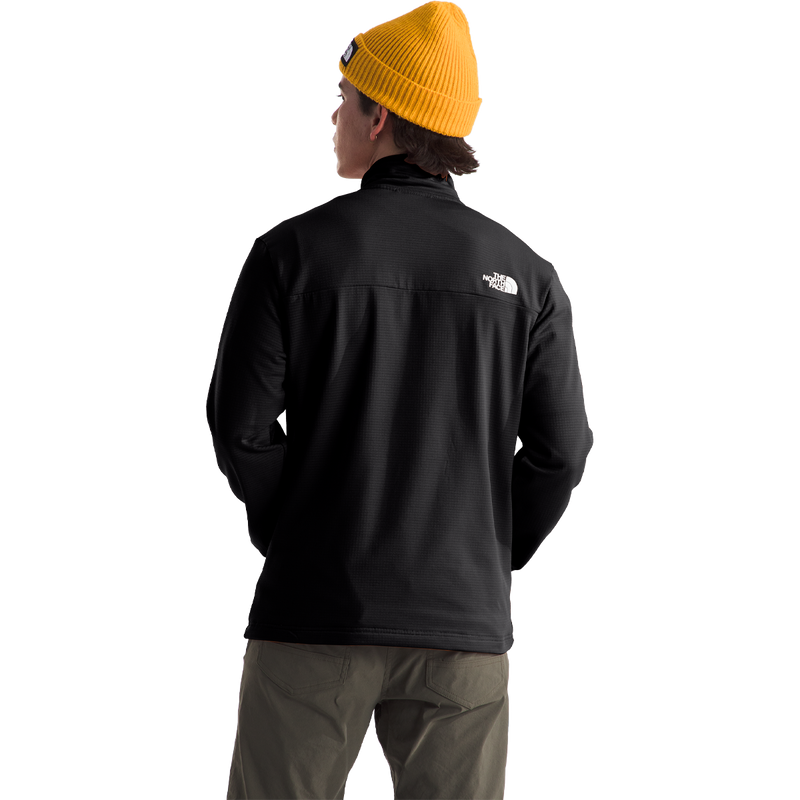 Men's Cedar Trail Grid Fleece Full Zip, The North Face Cedar Trail Grid Fleece Full Zip back