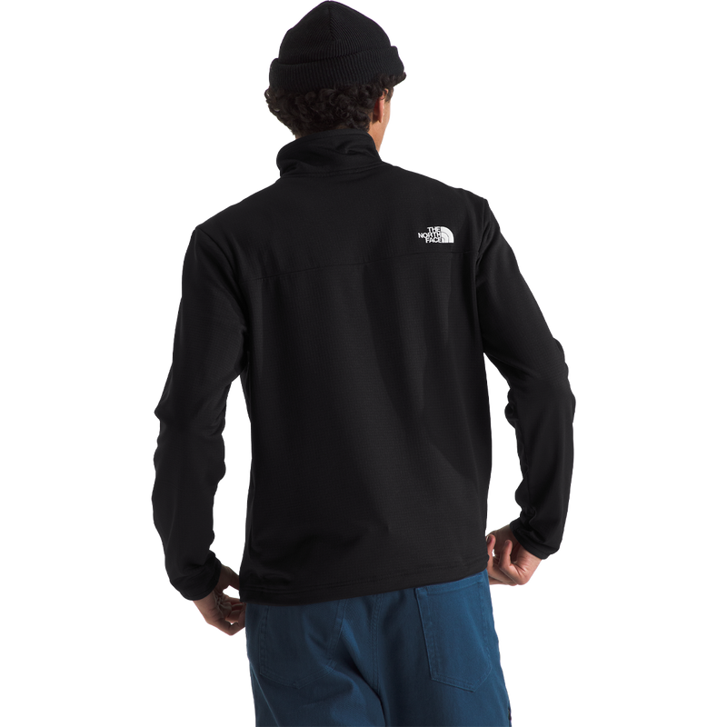 Men's Cedar Trail Grid Fleece 1/4 Zip, The North Face Cedar Trail Grid Fleece 1/4 Zip back