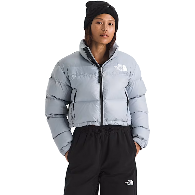 Women's Nuptse Short Jacket, The North Face Women’s Nuptse Short Jacket in BOB-Blue Flax front