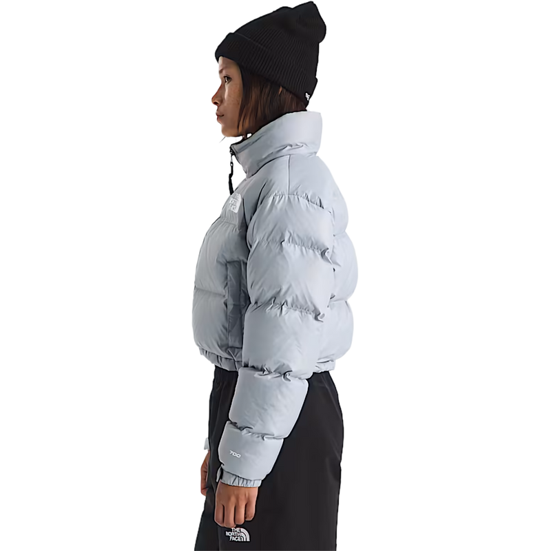 Women's Nuptse Short Jacket, The North Face Women’s Nuptse Short Jacket in BOB-Blue Flax left