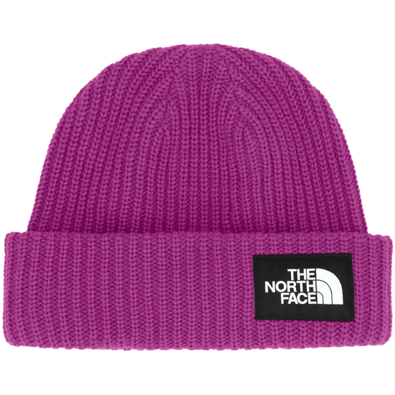 The North Face Youth Salty Lined Beanie in Deep Mulberry