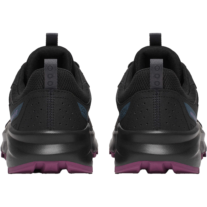 Women's Excursion TR17 GTX, Saucony Women's Excursion TR17 GTX in 200-BlackPlum pair back