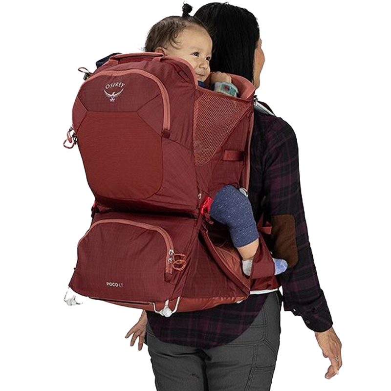 Poco LT Child Carrier, Osprey Poco LT Child Carrier back with child