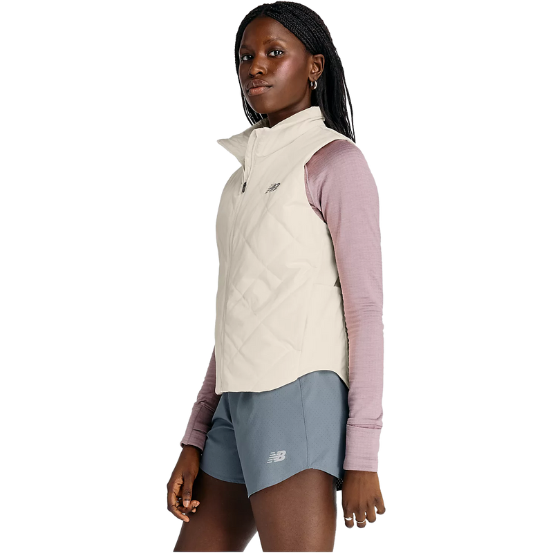Women's Quilted Vest, New Balance Women's Quilted Vest in Linen left
