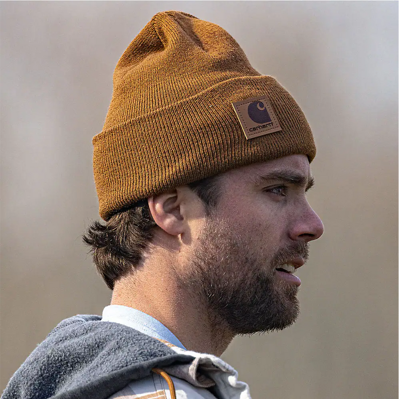 Tonal Patch Beanie, Carhartt Tonal Patch Beanie on Model