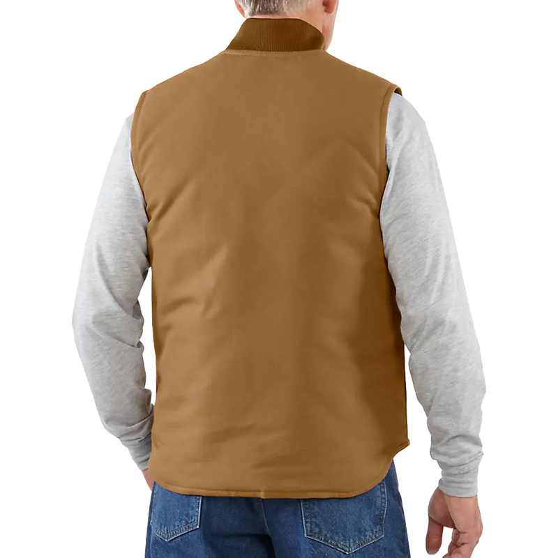Men's Relaxed Fit Firm Duck Insulated Rib Collar Vest – Sports