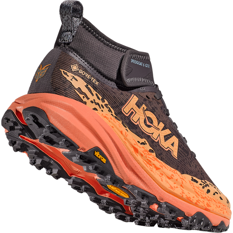 Women's Speedgoat 6 Mid GTX, Hoka Women's Speedgoat 6 Mid GTX raised heel