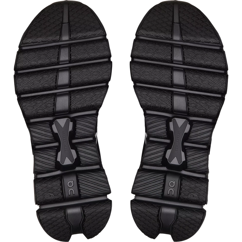 Women's Cloud X 4, On Women's Cloud X 4 in Black/Eclipse pair bottom