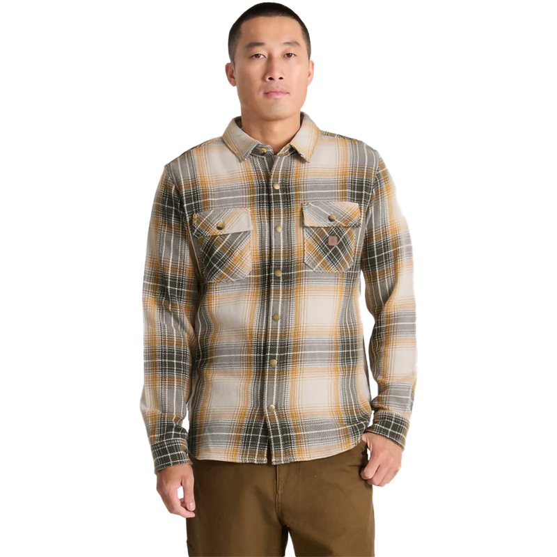 Men's Nordsman Cotton Long Sleeve Flannel, Roark Men's Nordsman Cotton Long Sleeve Flannel in IOY-Ivory front