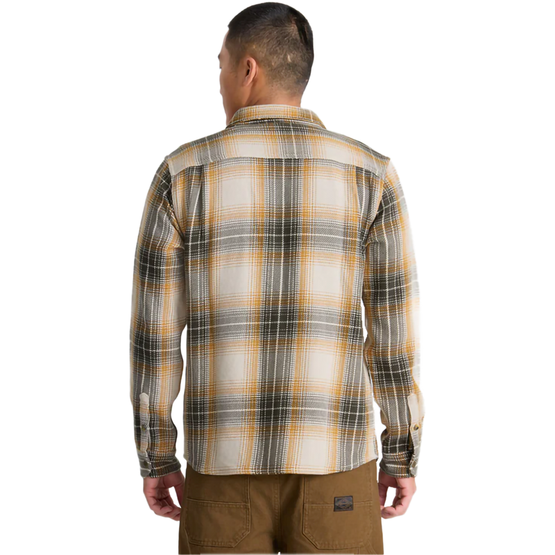 Men's Nordsman Cotton Long Sleeve Flannel, Roark Men's Nordsman Cotton Long Sleeve Flannel in IOY-Ivory back