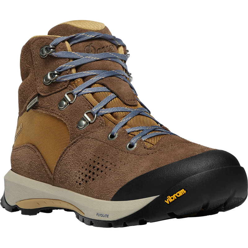 Women's Inquire Mid, Danner Women's Inquire Mid in Pinecone Brown/Sand front right