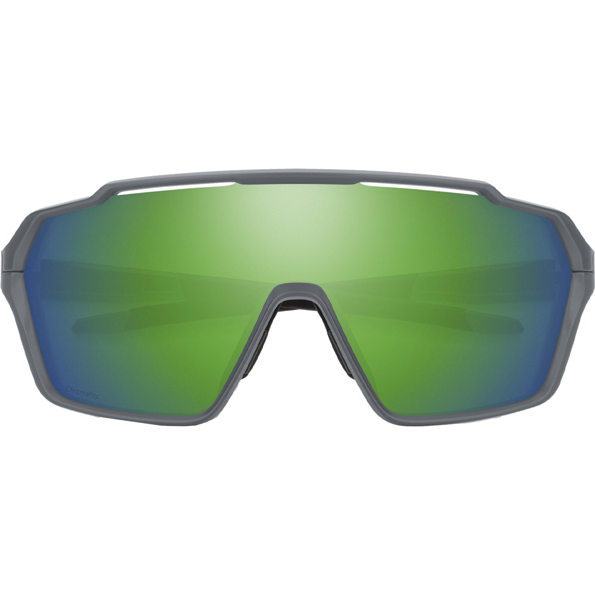 Shift MAG - Matte Cement/ChromaPop Green Mirror Lens alternate view