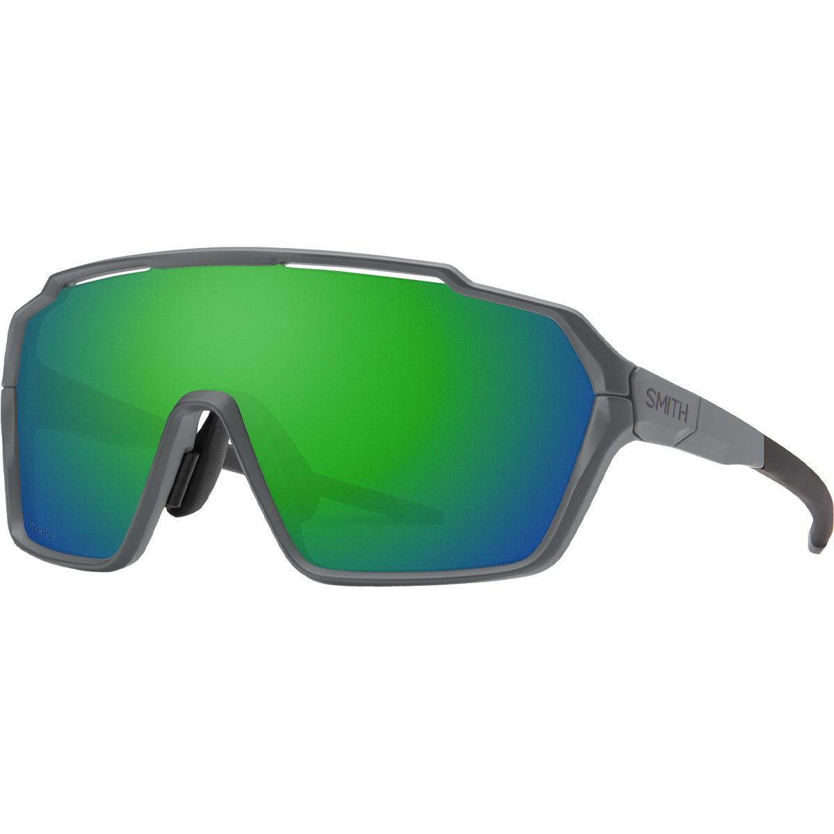 Shift MAG - Matte Cement/ChromaPop Green Mirror Lens alternate view