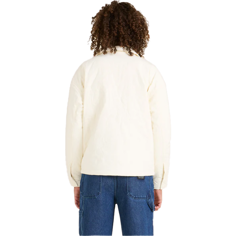 Women's Passport Plush Jacket, Roark Women's Passport Plush Jacket in White Wolf back