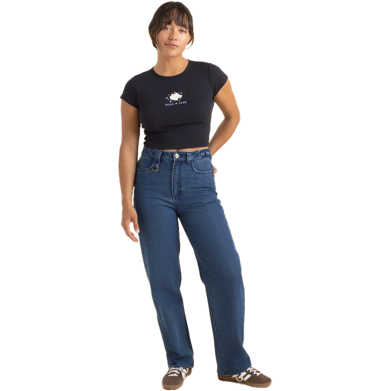 Women's Roam Icon Tee, Roam Women's Roam Icon Tee in Dark Navy front