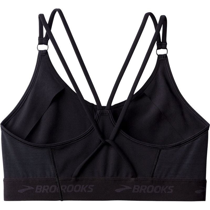 Women's Plunge 3.0 Sports Bra, Brooks Women's Plunge 3.0 Sports Bra in 001-Black back