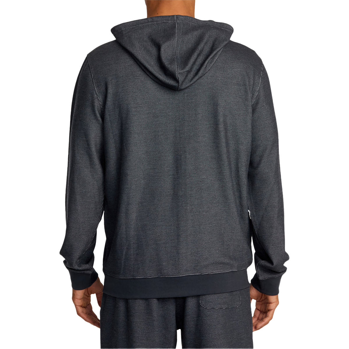 Men's Cable Waffle Zip Hood alternate view