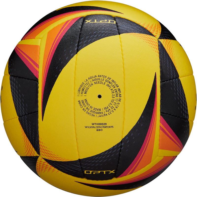 AVP OPTX Game Volleyball, Wilson AVP OPTX Game Ball in Yellow back