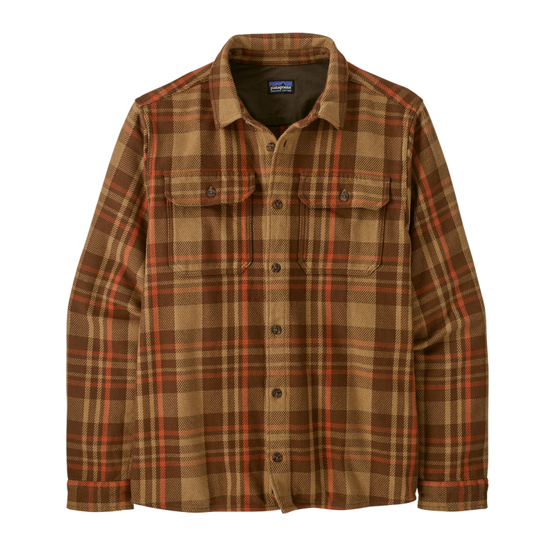 Patagonia Fjord Loft Shirt In Nested Brown