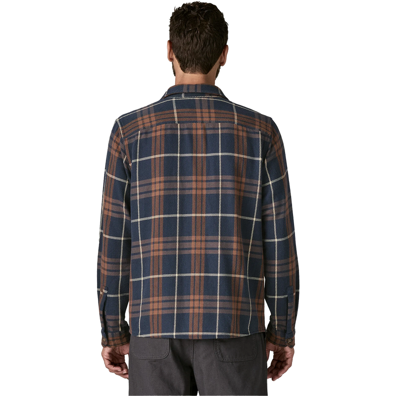 Men's Fjord Loft Shirt, Patagonia Men's Fjord Loft Shirt in NTSU-Netted: Sunken Blue back