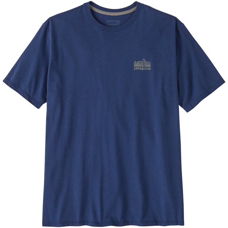 Men's Strataspire Responsibili-Tee, Patagonia Strataspire Responsibili Tee in CLMB-Clement Blue front