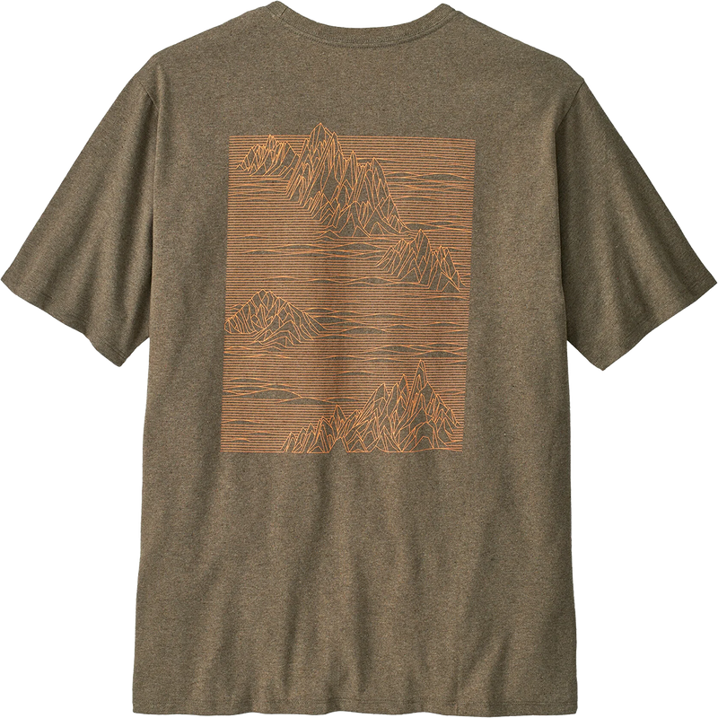 Patagonia Strataspire Responsibili Tee in WNGY Wing Grey