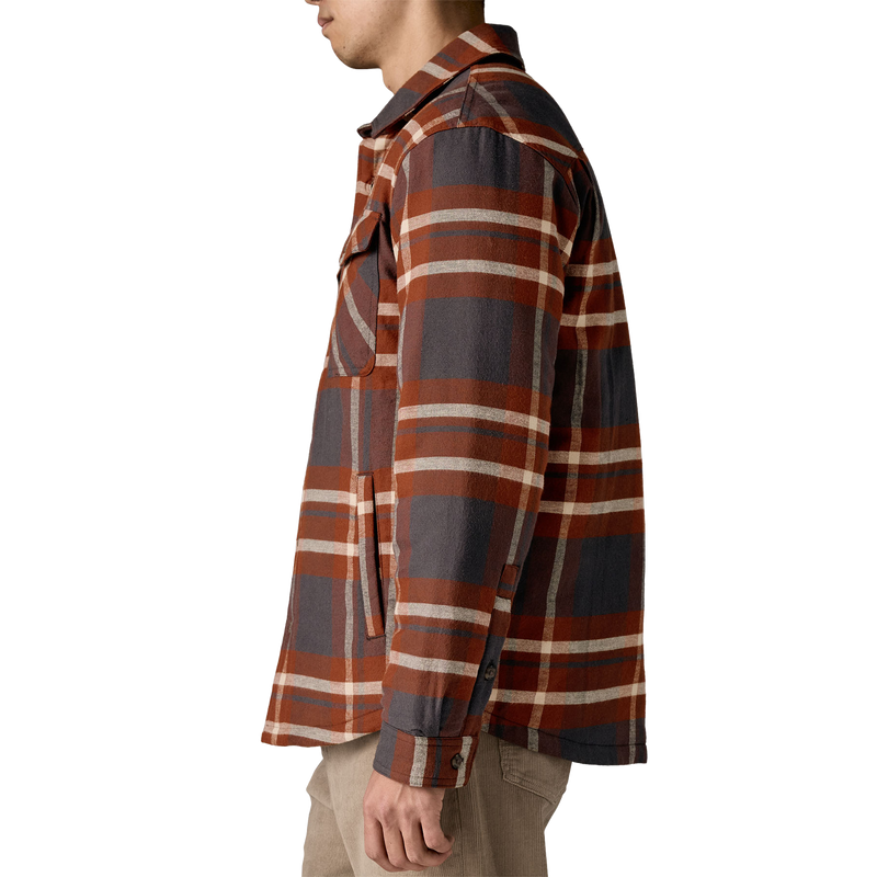 Men's Insulated Midweight Fjord Flannel Shirt, Patagonia Men's Insulated Midweight Fjord Flannel Shirt side
