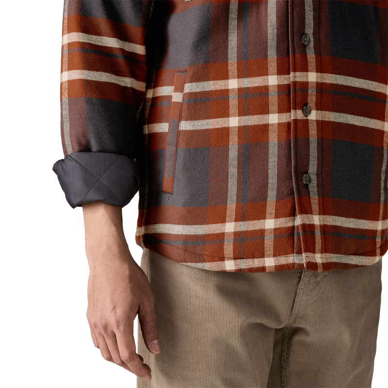 Men's Insulated Midweight Fjord Flannel Shirt, Patagonia Men's Insulated Midweight Fjord Flannel Shirt cuffs