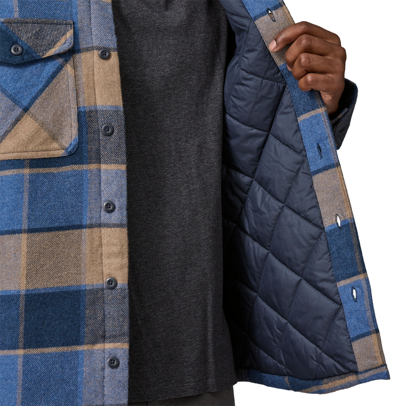 Men's Insulated Midweight Fjord Flannel Shirt, Patagonia Men's Lightweight Insulated Fjord Flannel Shirt insulation