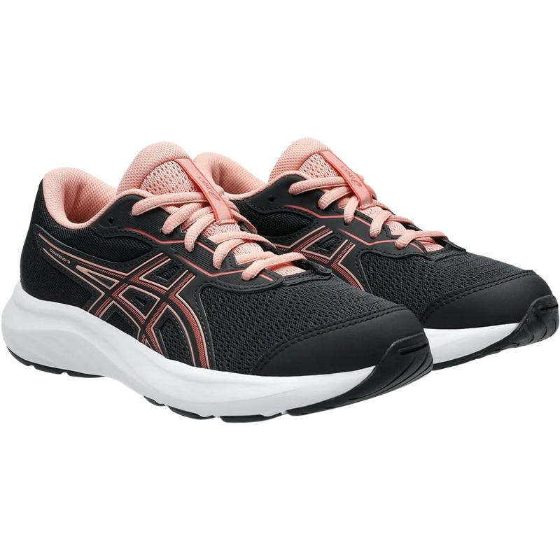 Youth Contend 9 Grade School, Asics Youth Contend 9 Grade School in 008-Black/Dark Pink Clay pair right