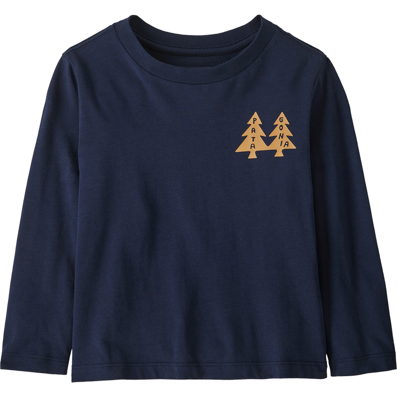 Youth Long Sleeve Graphic T-Shirt, Patagonia Youth Long Sleeve Graphic T-Shirt Chest Logo
