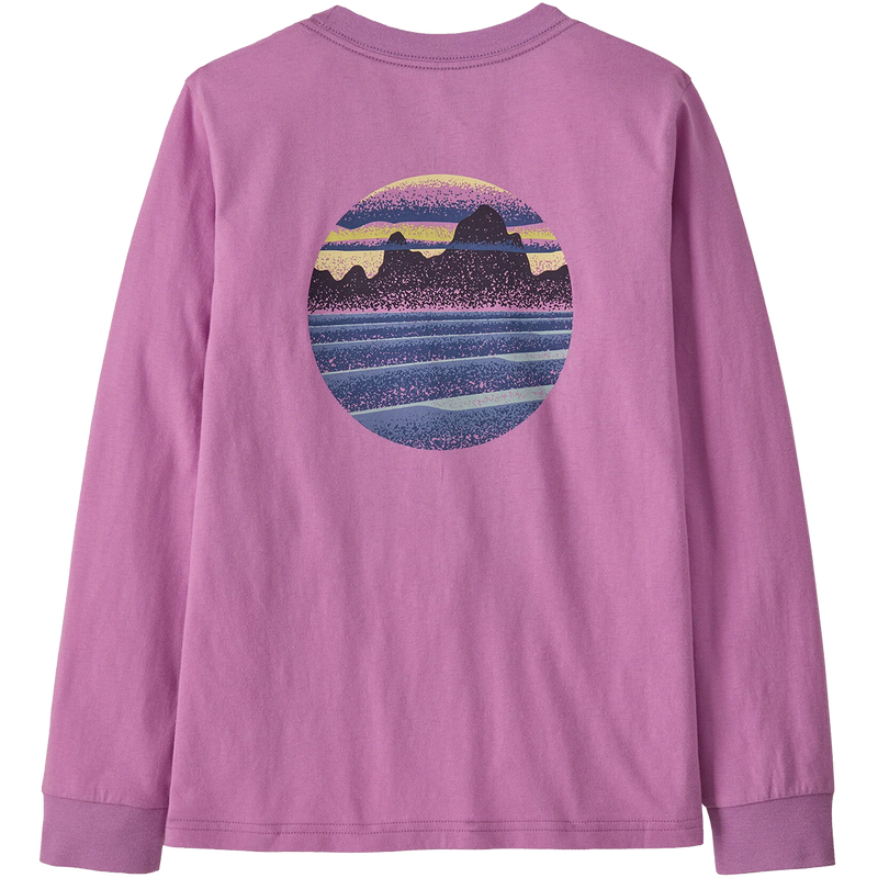 Youth Long Sleeve Skyline Stencil T-Shirt, Featured Image