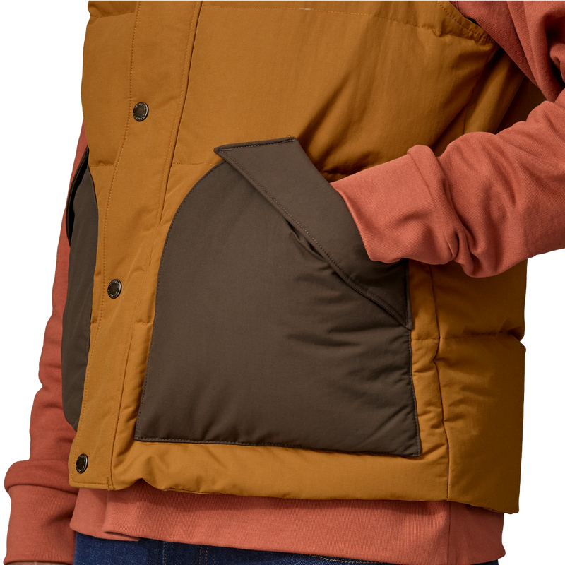 Men's Downdrift Vest, Patagonia Downdrift Vest Patch Pocket Detail