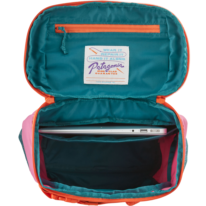 Youth Refugito Day Pack 18L, Patagonia Youth Refugito Daypack 18L open with laptop