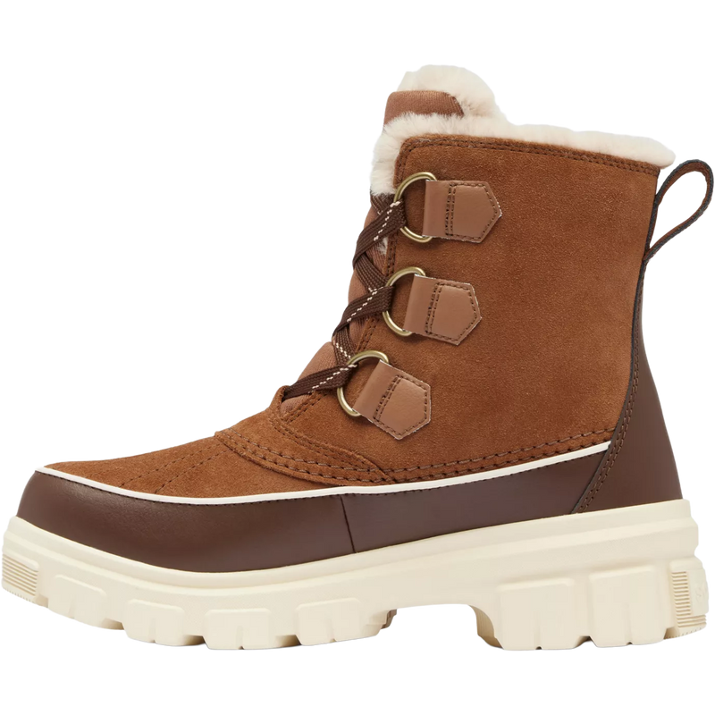 Women's Tivoli V Waterproof Boot, Sorel Women's Tivoli V Waterproof Boot in 242-Velvet Tan/Tobacco inside right profile