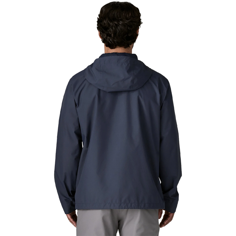 Men's Jackson Glacier Rain Jacket, Patagonia Men's Jackson Glacier Rain Jacket back on model