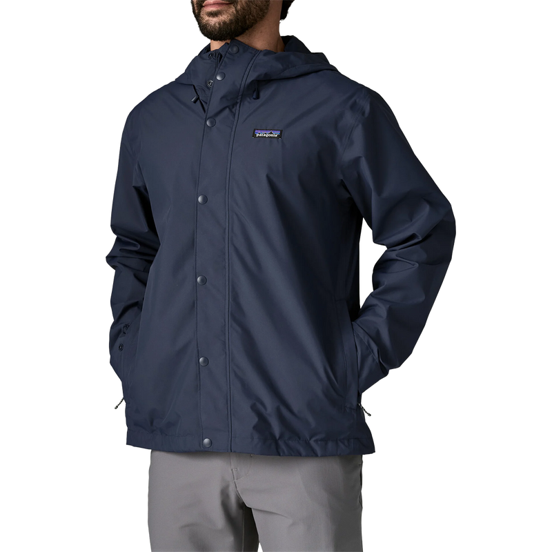 Men's Jackson Glacier Rain Jacket, Patagonia Men's Jackson Glacier Rain Jacket front detail