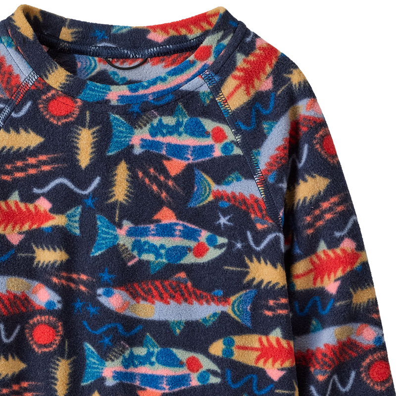 Youth Baby Micro D Crew, Patagonia Youth Baby Micro D Crew collar