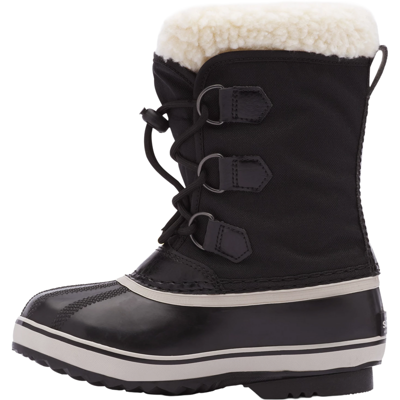 DNU Youth Yoot Pac Nylon, Sorel Youth Yoot Pac Nylon in 010-BLACK left