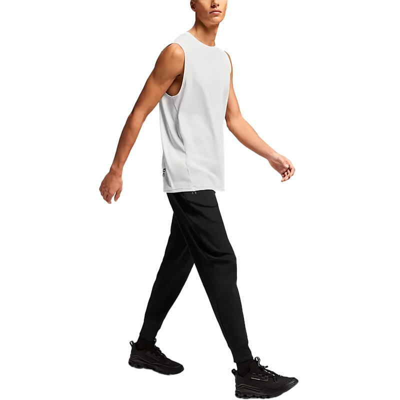 Men's Sweat Pant, On Men's Sweat Pant in Black action