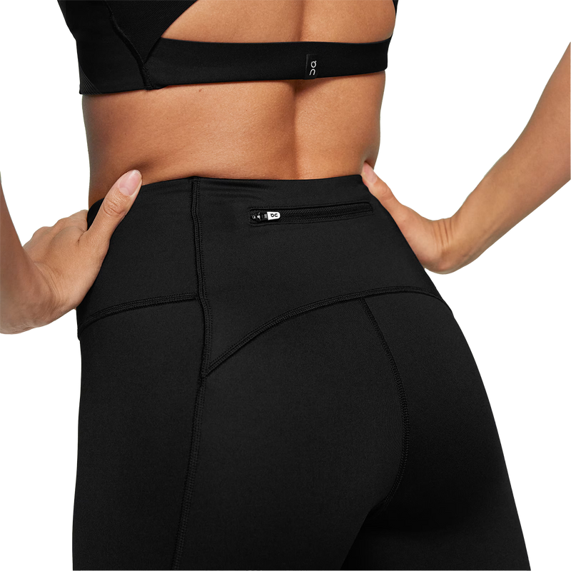 Women's Performance Tights 7/8, On Women's Performance Tights 7/8 in Black
