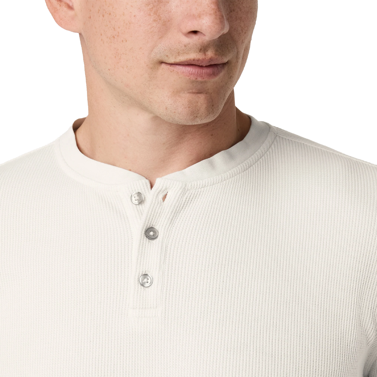 Men's Waffle Henley alternate view