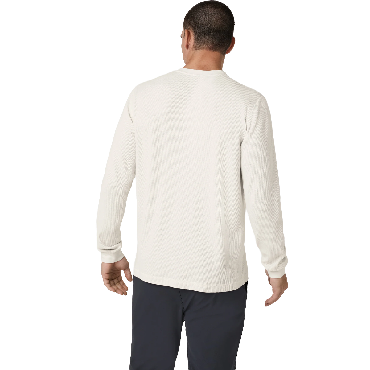 Men's Waffle Henley alternate view