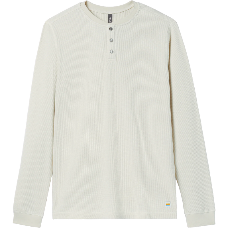 Men's Waffle Henley, Featured Image