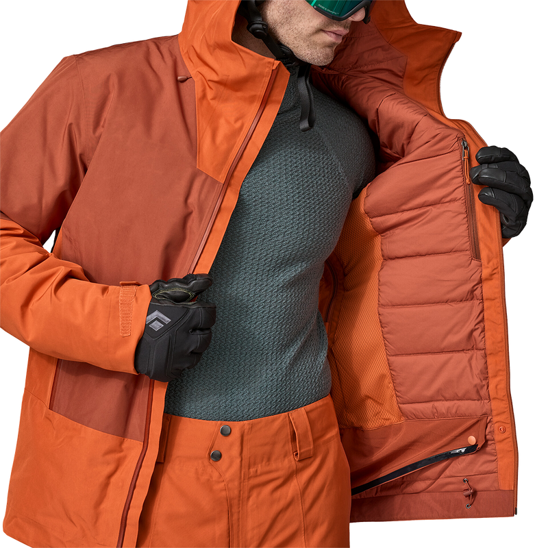 Men's Insulated Storm Shift Jacket, Patagonia Men's Insulated Storm Shift Jacket in Redtail Rust liner