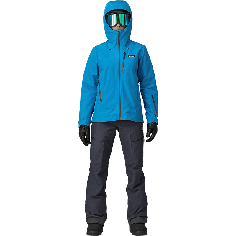 Women's Insulated Storm Shift Jacket, Patagonia Women's Insulated Storm Shift Jacket in Vessel Blue front full length