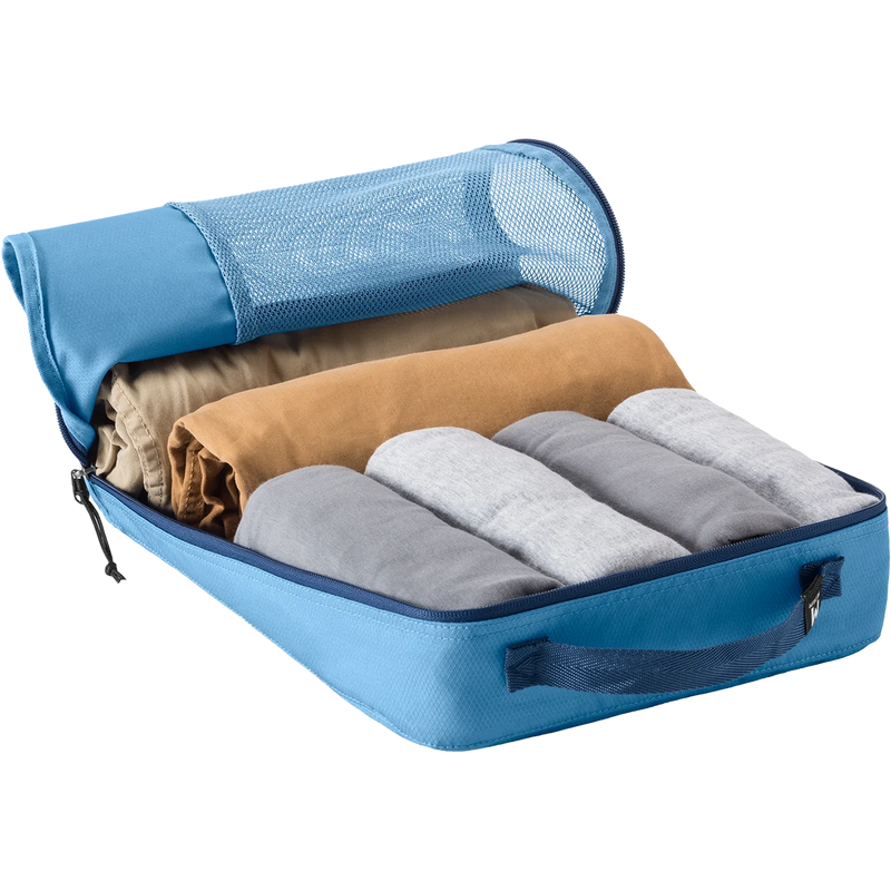 Pack-It Reveal Cube Set XS/S/M, Eagle Creek Pack-It Reveal Cube Set XS/S/M in Blue Dawn packed