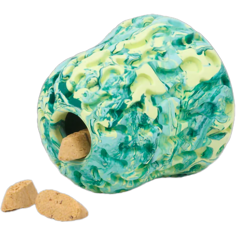 Morel Toy, Ruffwear Morel Toy in Moss Green on side