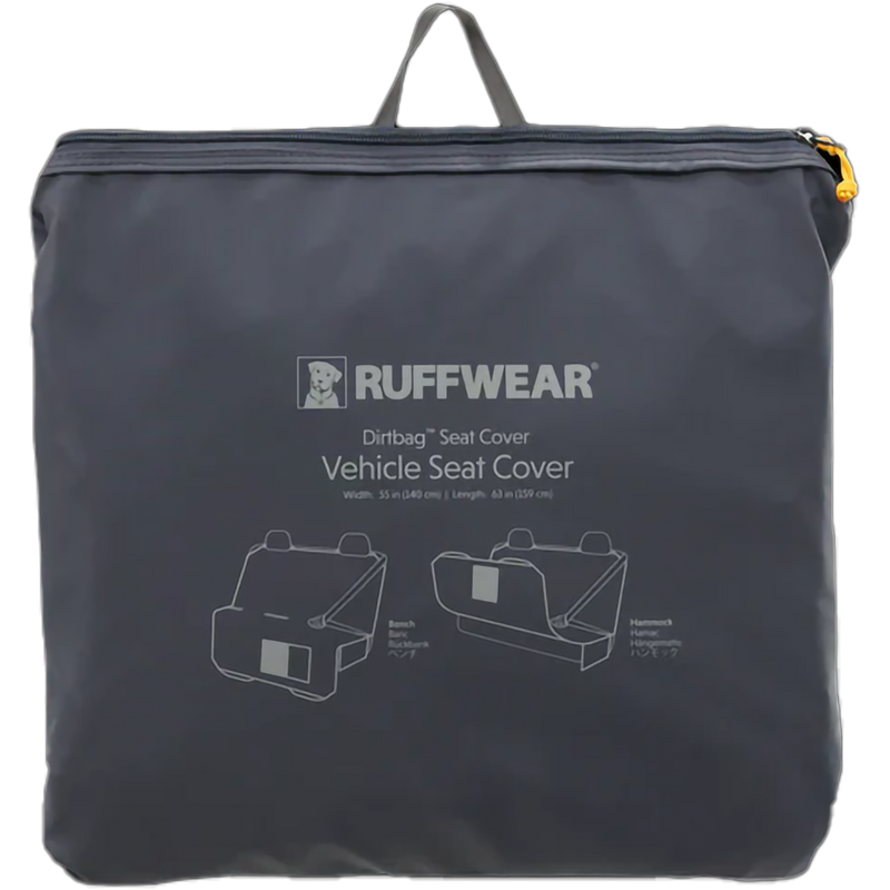 Dirtbag Seat Cover, Ruffwear Dirtbag Seat Cover in Gray package