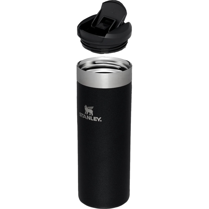 The AeroLight Transit Bottle 16 oz, The AeroLight Transit Bottle 16 oz in Black top off